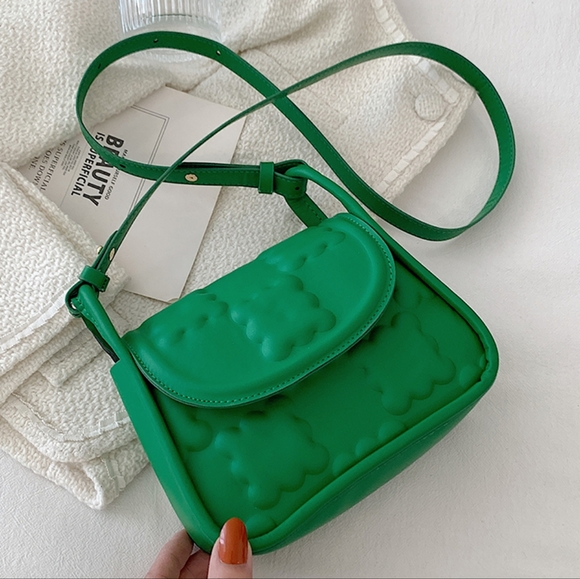 Zara Handbags - Brand New Fashion Biscuit Embossing Shoulder Bags PU Leather Crossbody Handbag.